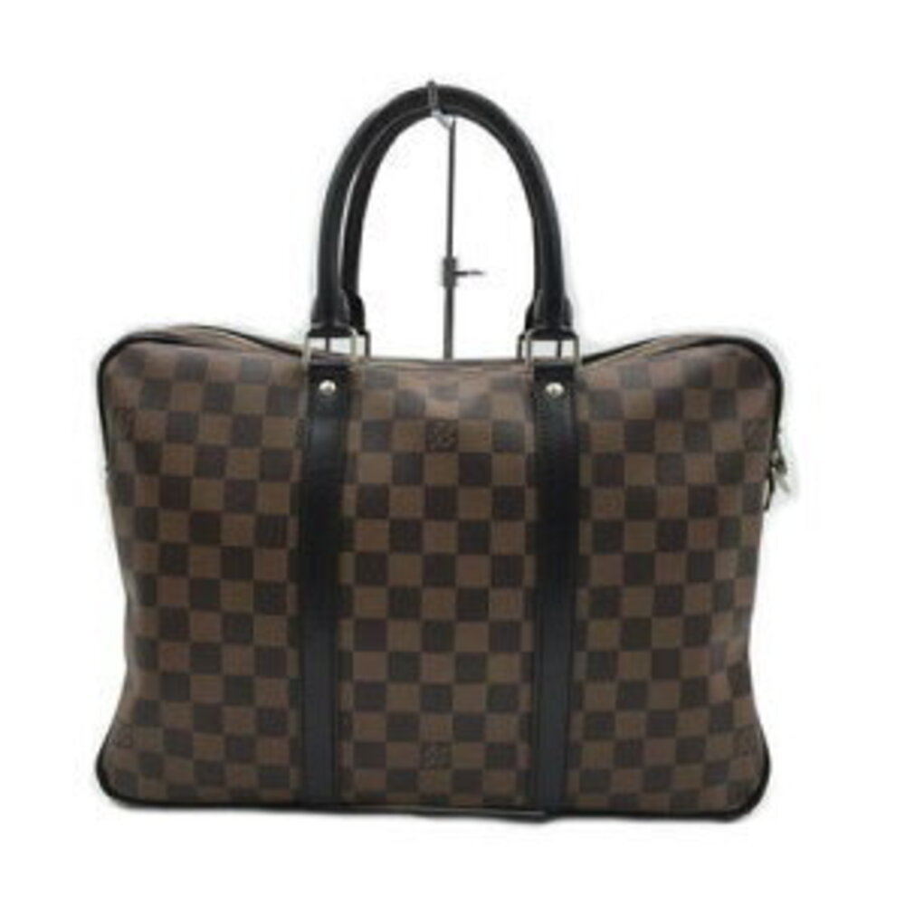 LOUIS VUITTON Porte Document Voyage Canvas Brown